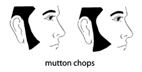 mutton chop sideburns